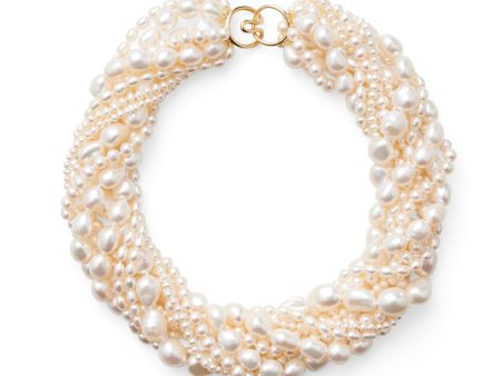 Eight-Strand Baroque Pearl Necklace Sale