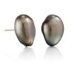 15mm Gray Keshi Tahitian Pearl Earrings Supply