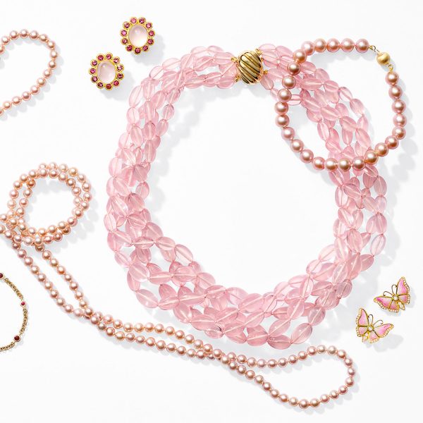 7mm Pink Pearl Bracelet Fashion