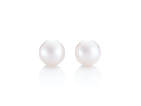 7mm White Akoya Pearl Earrings Cheap