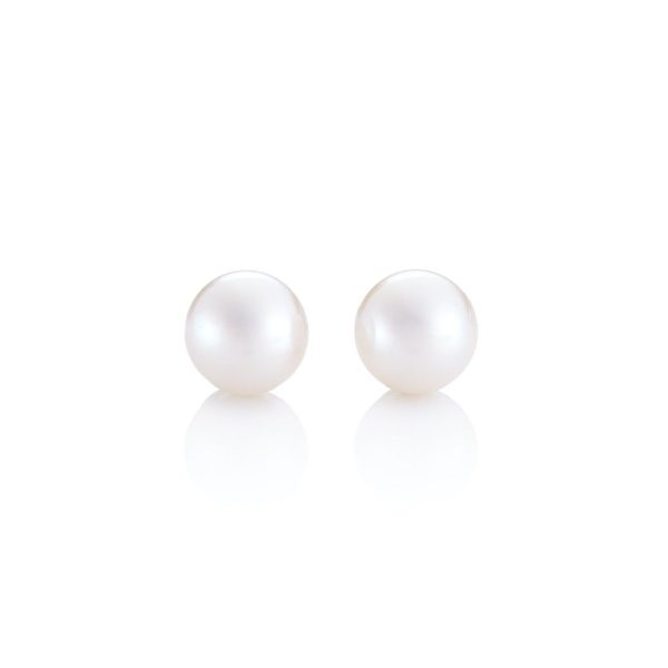 7mm White Akoya Pearl Earrings Cheap