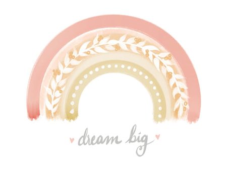 FEN731 - Dream Big Rainbow   - 12x12 Supply