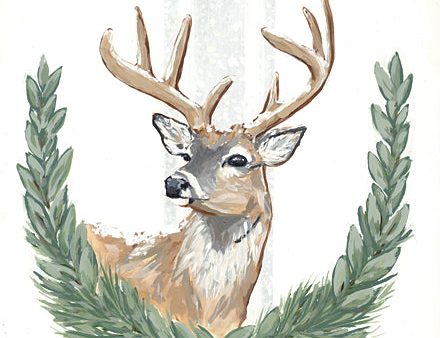 BAKE273 - Arctic Winter Deer   - 12x16 Discount